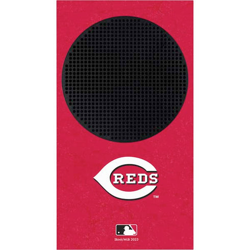 MLB Cincinnati Reds - Solid Distressed Xbox Series S Console Skin